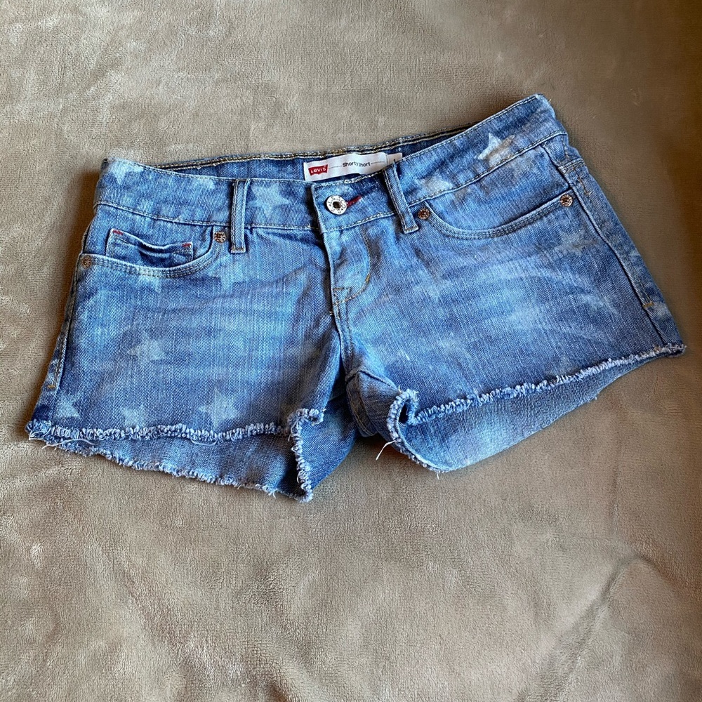 Levi’s Denim Shorty Shorts